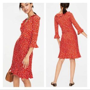 Boden Michaela Jersey Dress Floral Size 4